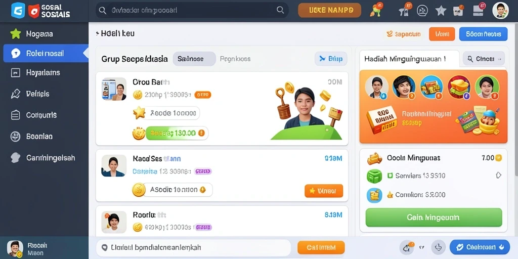 Tampilan antarmuka yang user-friendly dan atraktif.