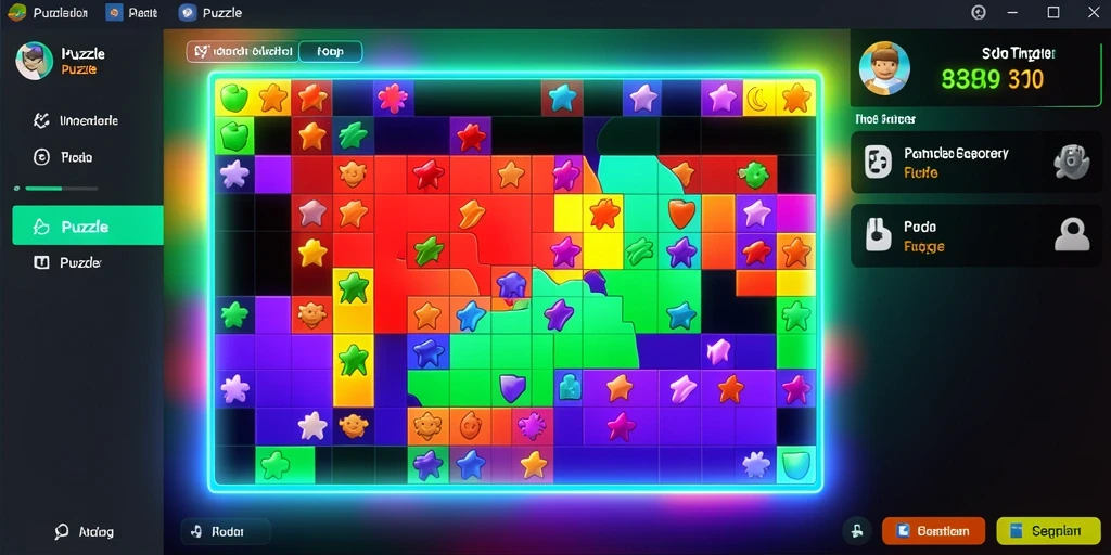 Tampilan layar utama game yang menarik.