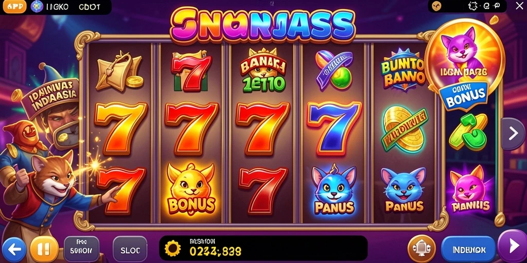 Layar awal LEDAKSLOT dengan pilihan permainan yang menarik.