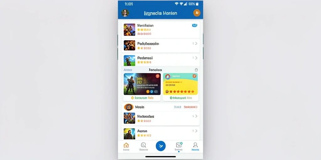 Tampilan utama aplikasi PGBET yang modern dan user-friendly.